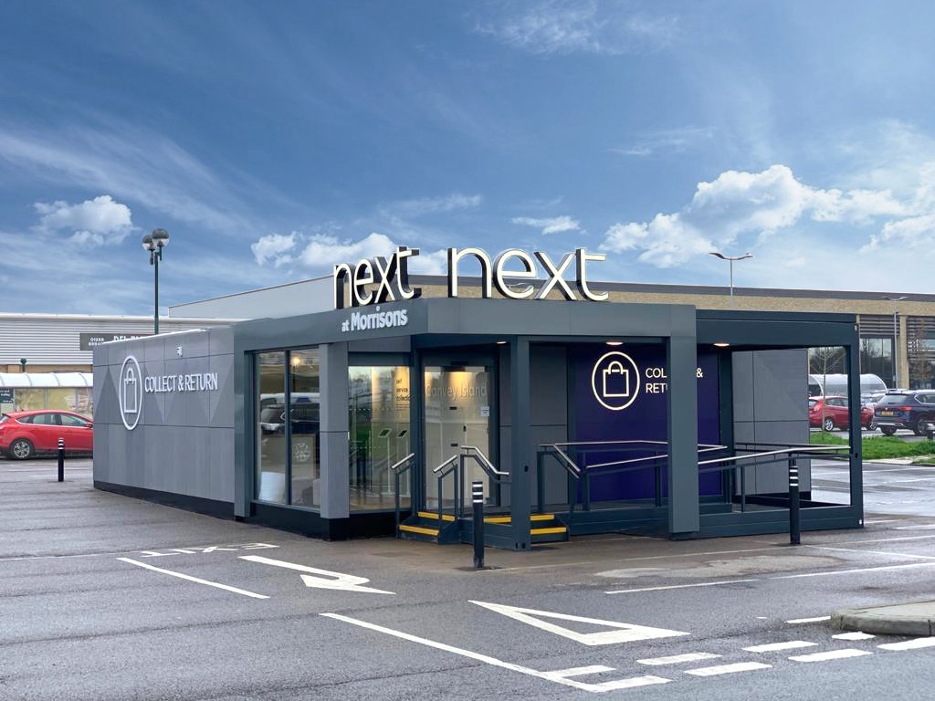 NEXT collection pod exterior from Kinergy's project portfolio